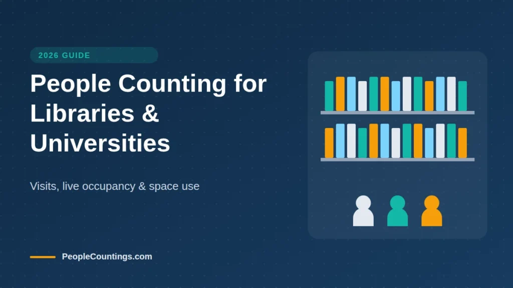 People counting for libraries and universities