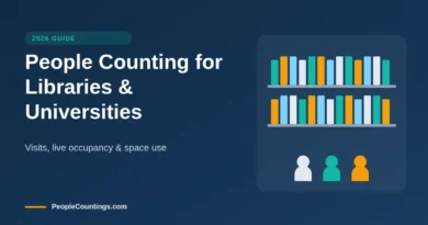 People counting for libraries and universities