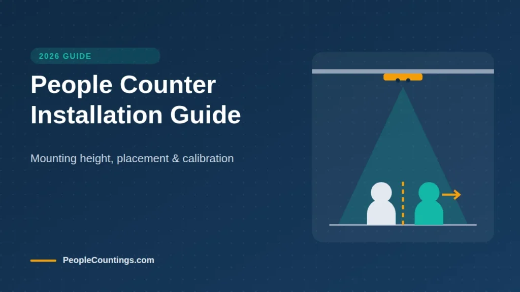 People counter installation guide: mounting height, placement and calibration