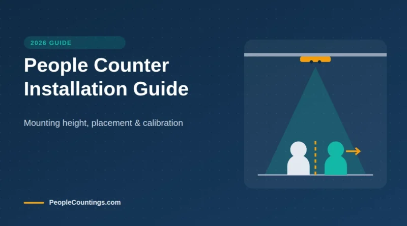 People counter installation guide: mounting height, placement and calibration